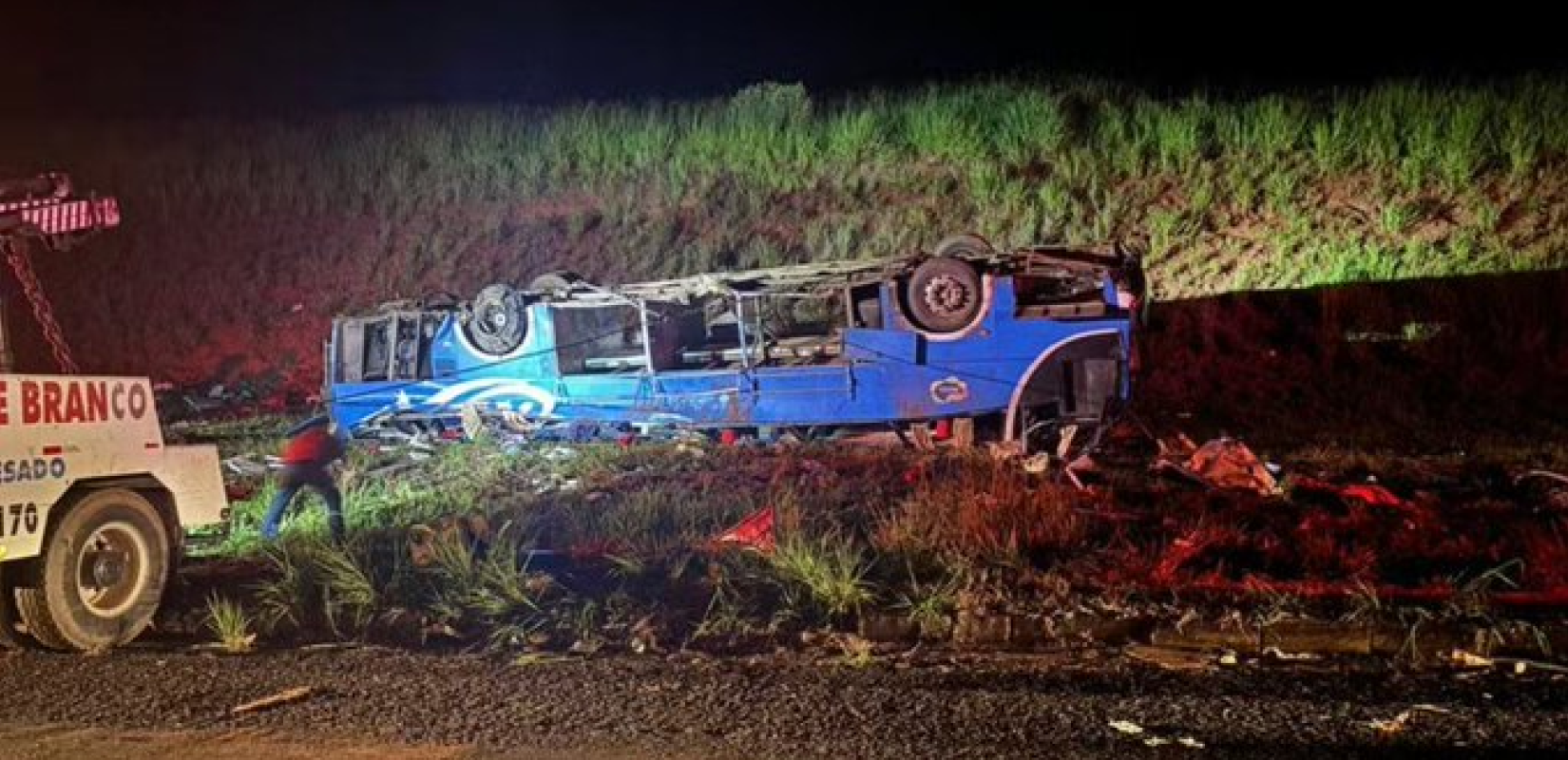 Τραγωδία στη Βραζιλία: Έξι νεκροί και δεκάδες τραυματίες από ανατροπή λεωφορείου