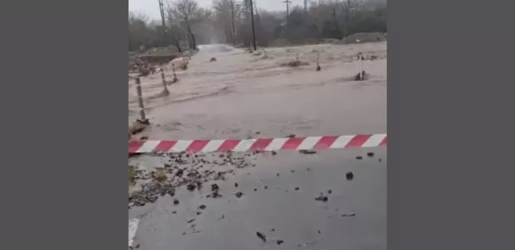 Σαμοθράκη: Στο «έλεος» της παρατεταμένης βροχόπτωσης – Κλειστοί δρόμοι και ορμητικοί χείμαρροι