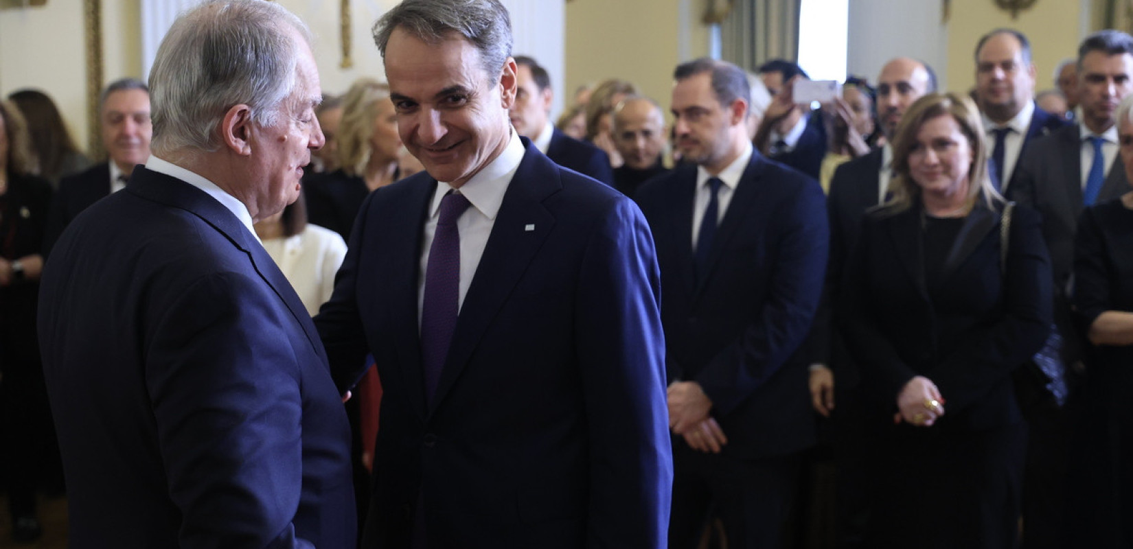 Δεξίωση προς τιμήν του διπλωματικού σώματος παρέθεσε ο K. Τασούλας