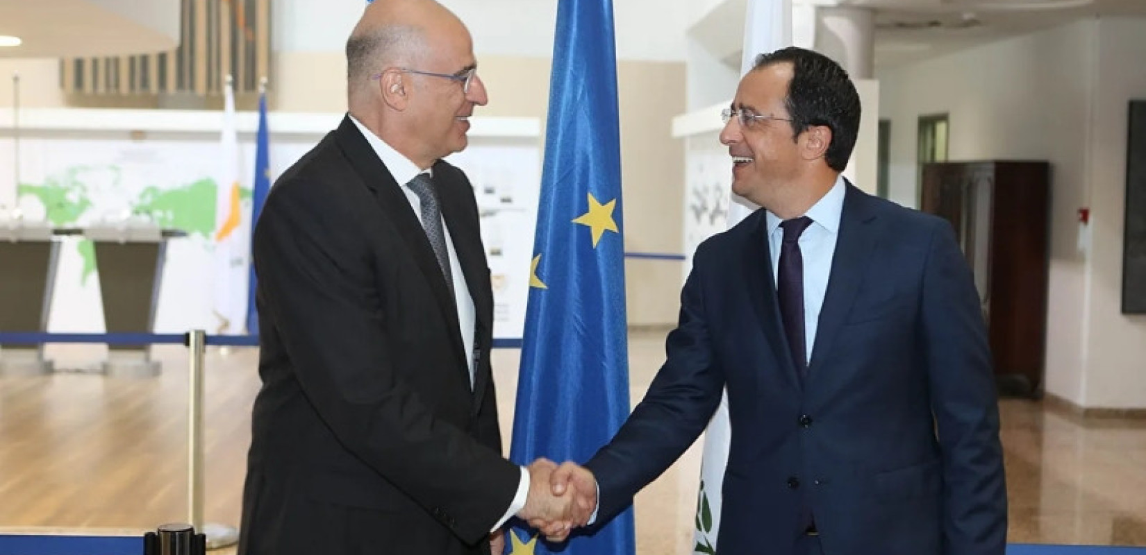 Στην Κύπρο o Ν. Δένδιας: Συναντήσεις με Πρόεδρο, υπουργό Αμυνας και Αρχιεπίσκοπο