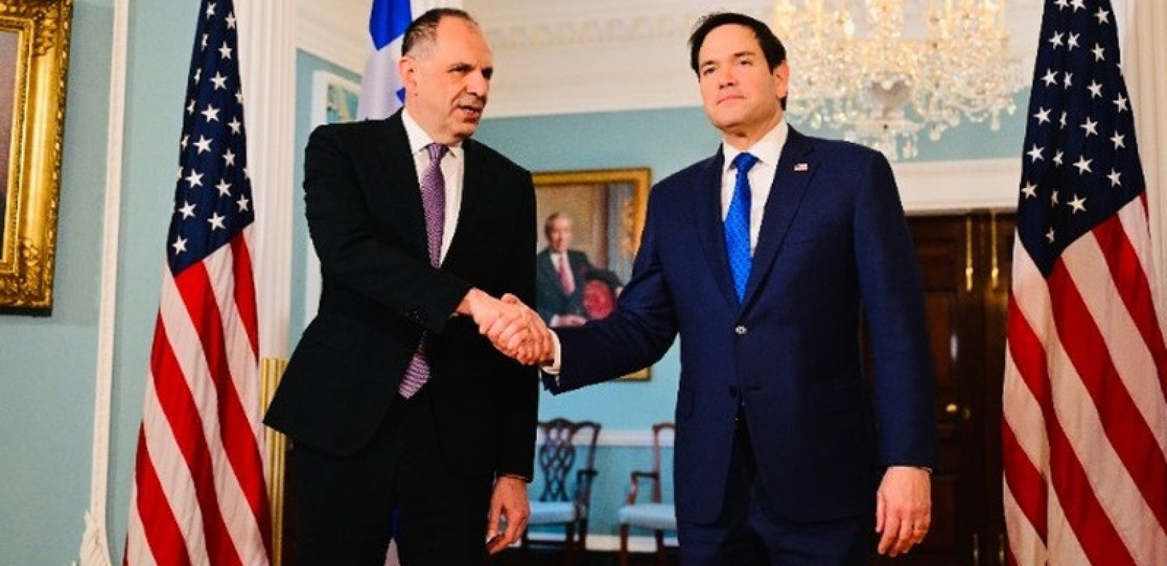 Σε θετικό κλίμα η συνάντηση Γεραπετρίτη - Ρούμπιο: Στο επίκεντρο ευρωατλαντικές σχέσεις και περιφερειακές εξελίξεις