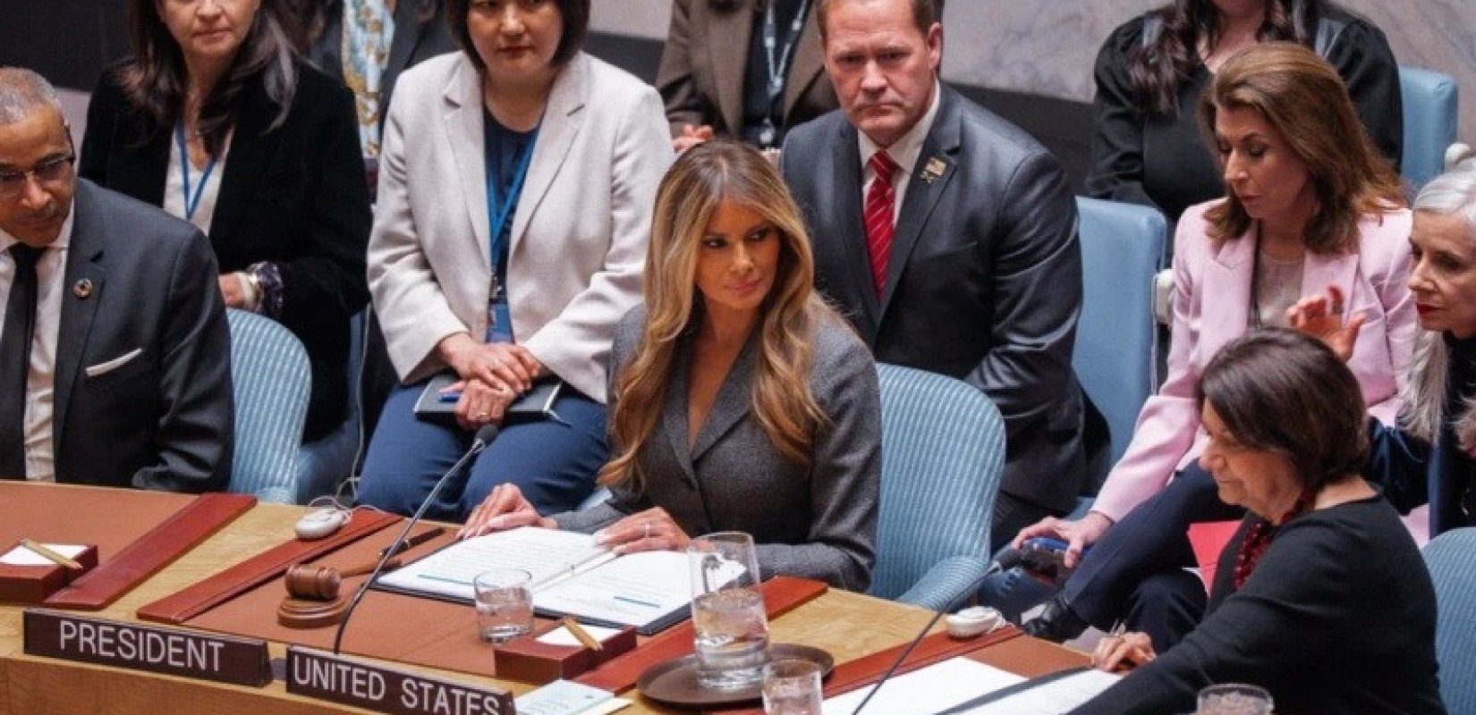 Η Μελάνια Τραμπ προήδρευσε του Συμβουλίου Ασφαλείας του ΟΗΕ: «H ειρήνη δεν χρειάζεται να είναι εύθραυστη» (βίντεο)