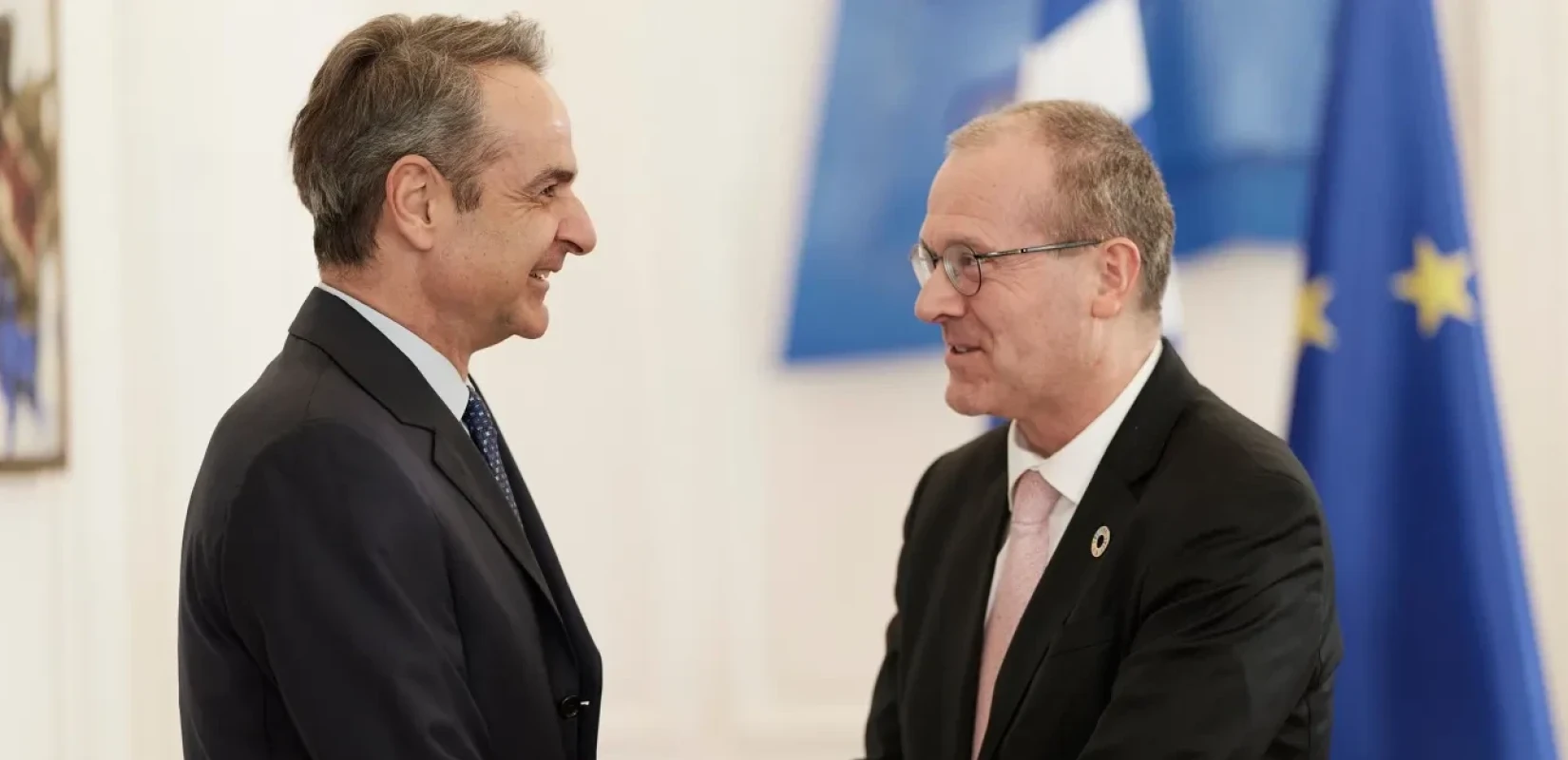 Συνάντηση Μητσοτάκη με τον Περιφερειακό Διευθυντή Ευρώπης του ΠΟΥ Hans Kluge