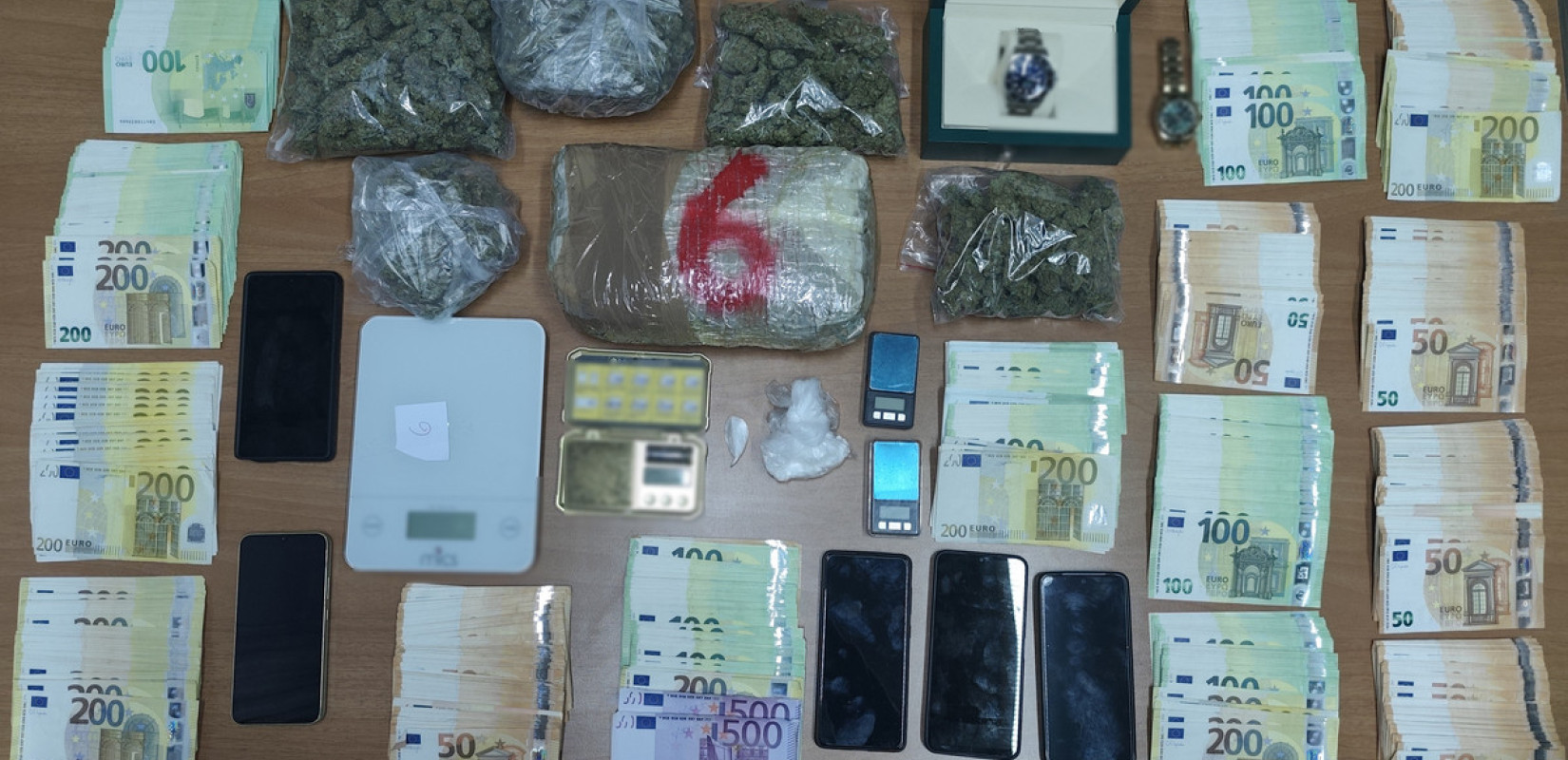 Ρόδος: Στις φυλακές οδηγούνται οι 2 από τους 5 κατηγορούμενος για την υπόθεση διακίνησης 7 κιλών κοκαΐνης