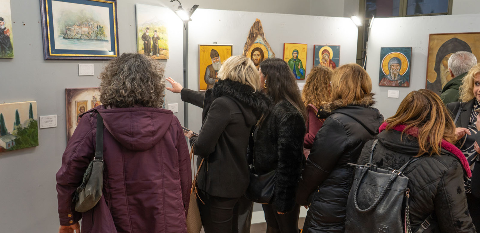 Δήμος Κατερίνης: «Το Άγιον Όρος στον καμβά» των μαθητριών του Κωνσταντίνου Ξενόπουλου