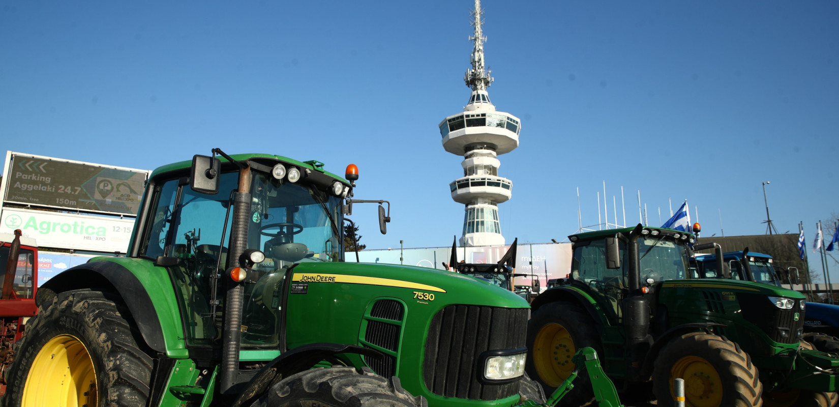 Θεσσαλονίκη: Στην Agrotica τα τρακτέρ - «Μας έδωσαν ψίχουλα, ο αγώνας συνεχίζεται»