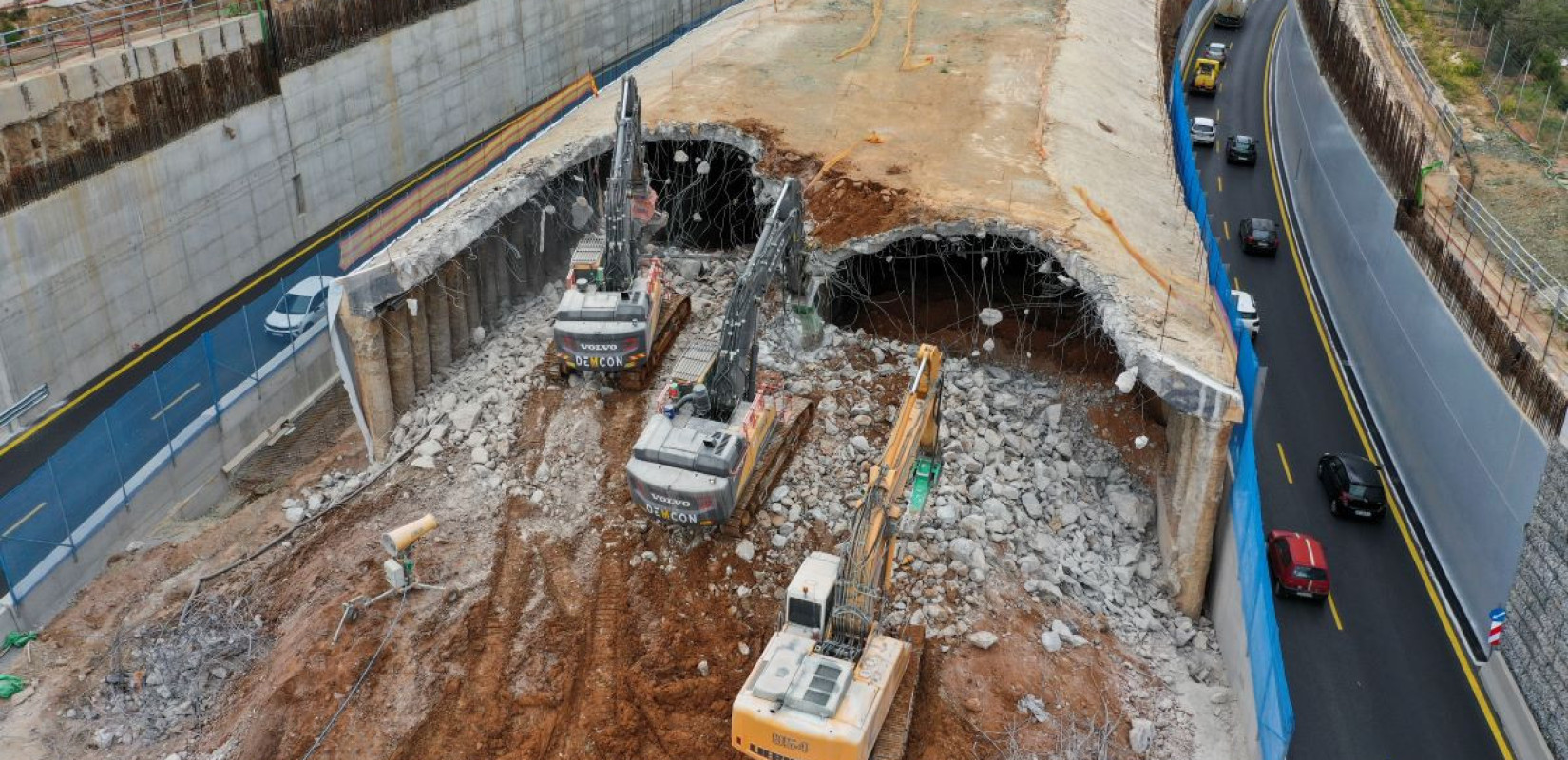 Θεσσαλονίκη: Κατεδαφίζεται το τούνελ στα Κωνσταντινουπολίτικα λόγω εργασιών του Flyover