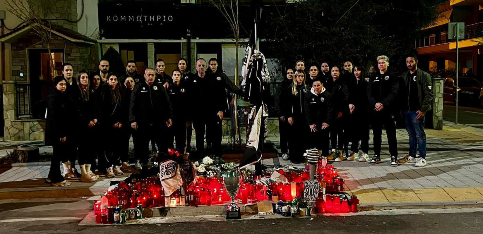 Χάντμπολ: Οι γυναίκες του ΠΑΟΚ πήγαν το κύπελλο στο σημείο της δολοφονίας του Κλεομένη