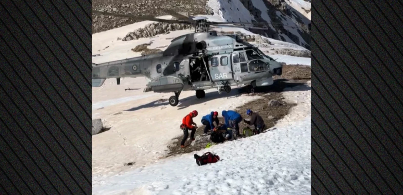 Διάσωση ορειβάτη που τραυματίστηκε στη Δρακόλιμνη Τύμφης (βίντεο)