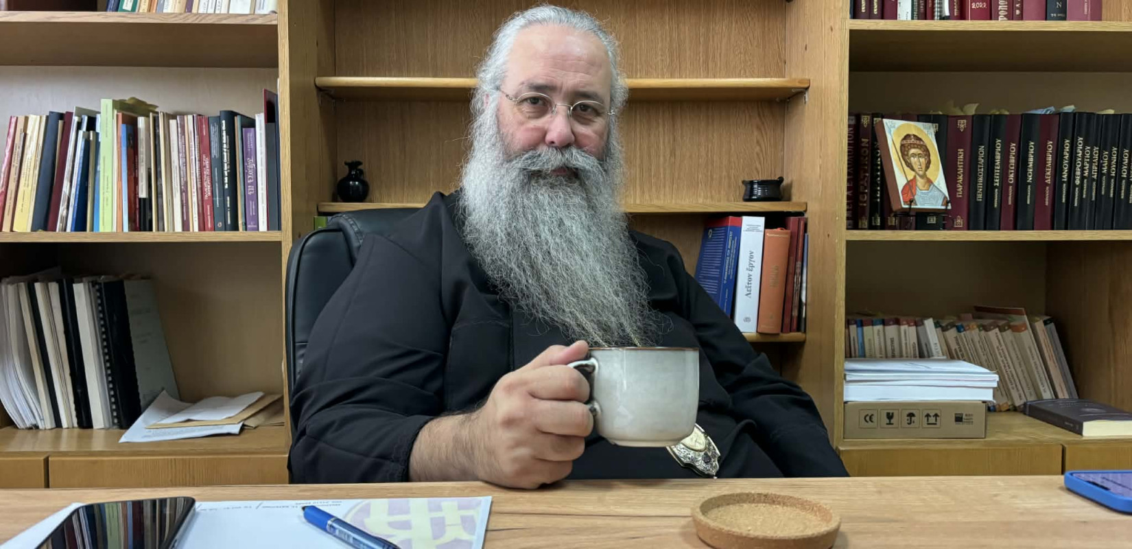 Πρωινός καφές με τον Μητροπολίτη Κίτρους, Κατερίνης και Πλαταμώνος, Γεώργιο (βίντεο)