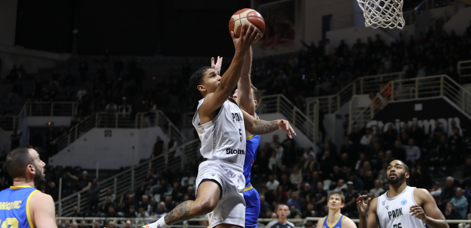 Μπάσκετ: Βήμα πρόκρισης στα ημιτελικά του Europe Cup ο ΠΑΟΚ με μαγικό Ταϊρί (βίντεο)