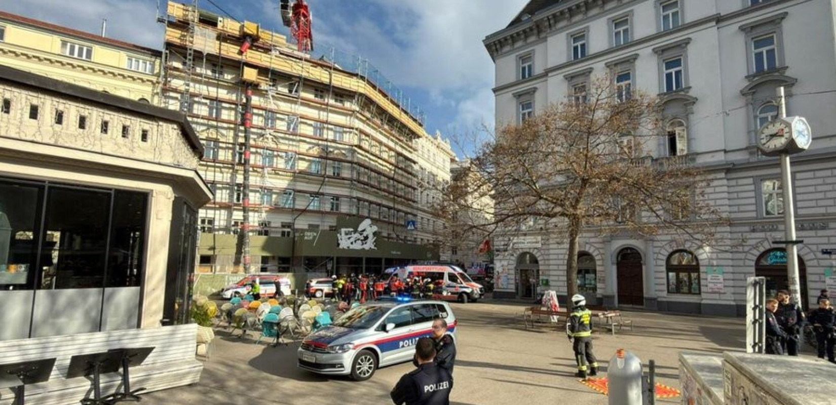 Τραγωδία στη Βιέννη: Τέσσερις νεκροί από κατάρρευση σκαλωσιάς σε εργοτάξιο