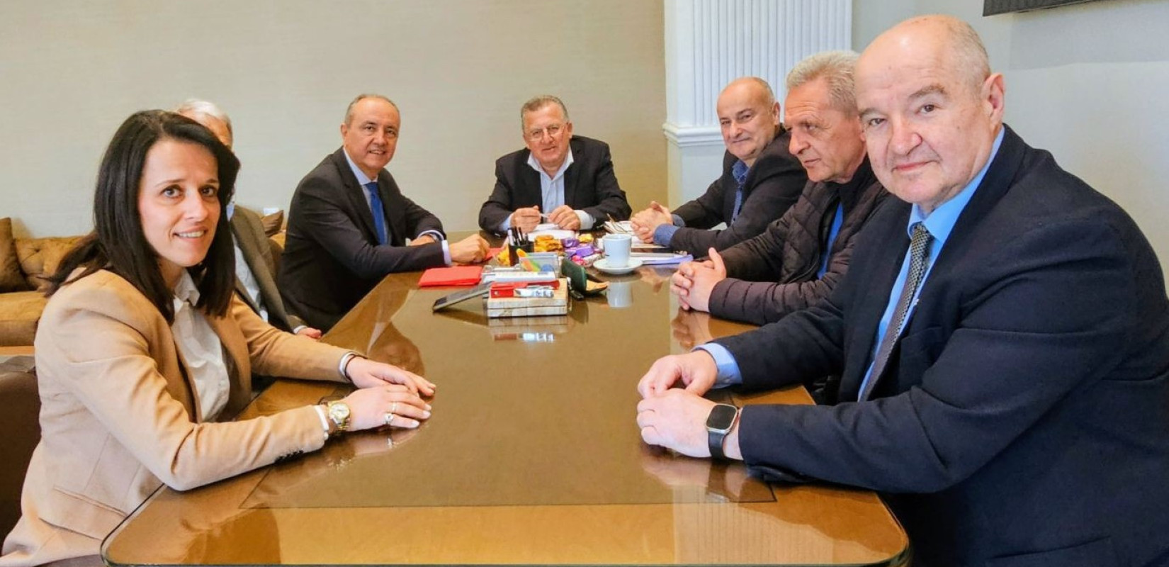 Συνάντηση Δημάρχου Κατερίνης με τον Θεόδωρο Καράογλου