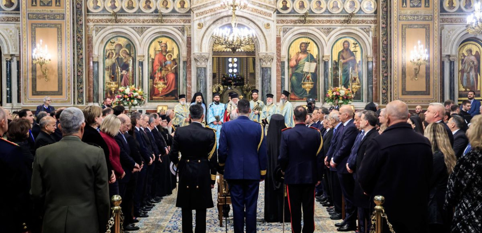 Παρουσία Τασούλα και Μητσοτάκη η δοξολογία στη Μητρόπολη για την 25η Μαρτίου