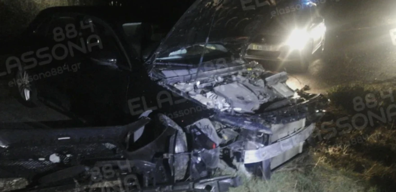 Τραγωδία στην Ελασσόνα: Ένας νεκρός και δύο τραυματίες σε σφοδρή σύγκρουση οχημάτων