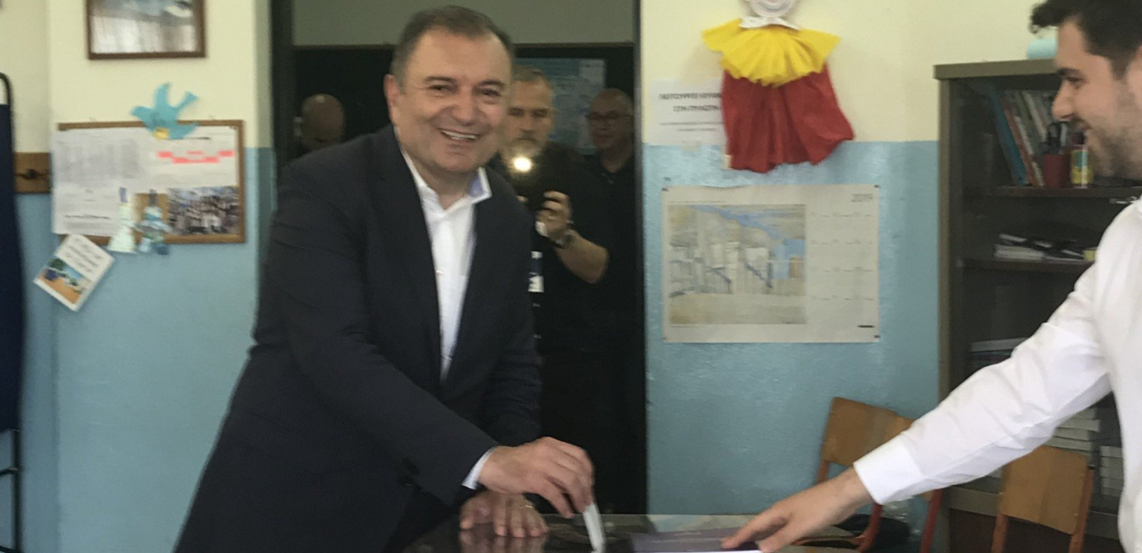 Στο Πανόραμα ψήφισε σήμερα το μεσημέρι ο Ιγνάτιος Καϊτεζίδης 