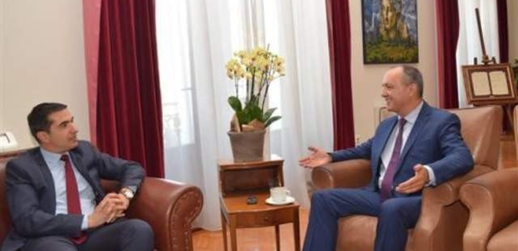 Με τον γενικό πρόξενο της Κύπρου στη Θεσσαλονίκη συναντήθηκε ο Θ. Καράογλου