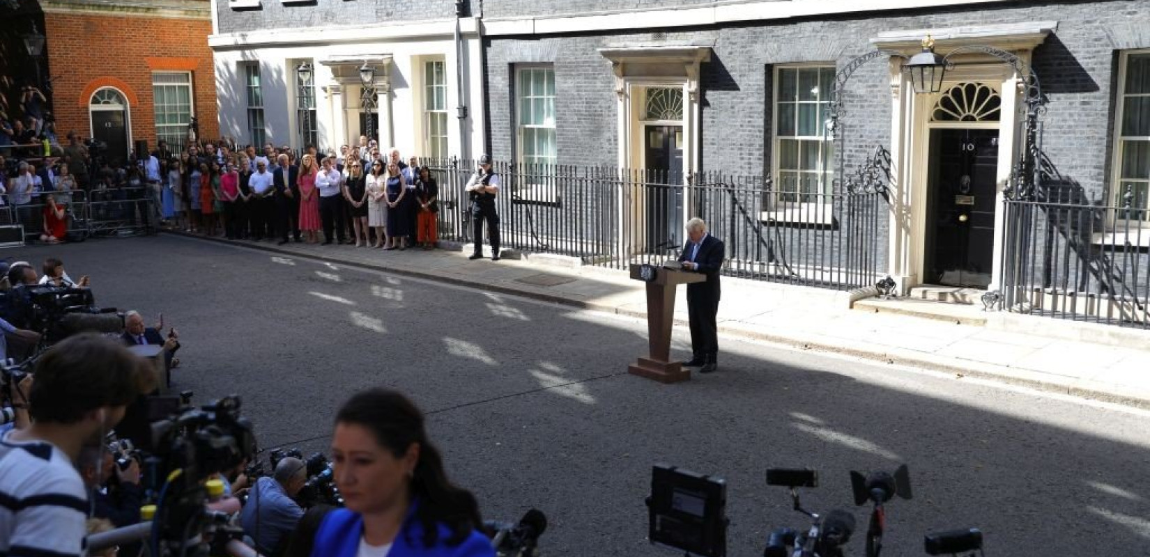 Με το "βλέμμα" στο εσωτερικό η ομιλία του Μπ. Τζόνσον