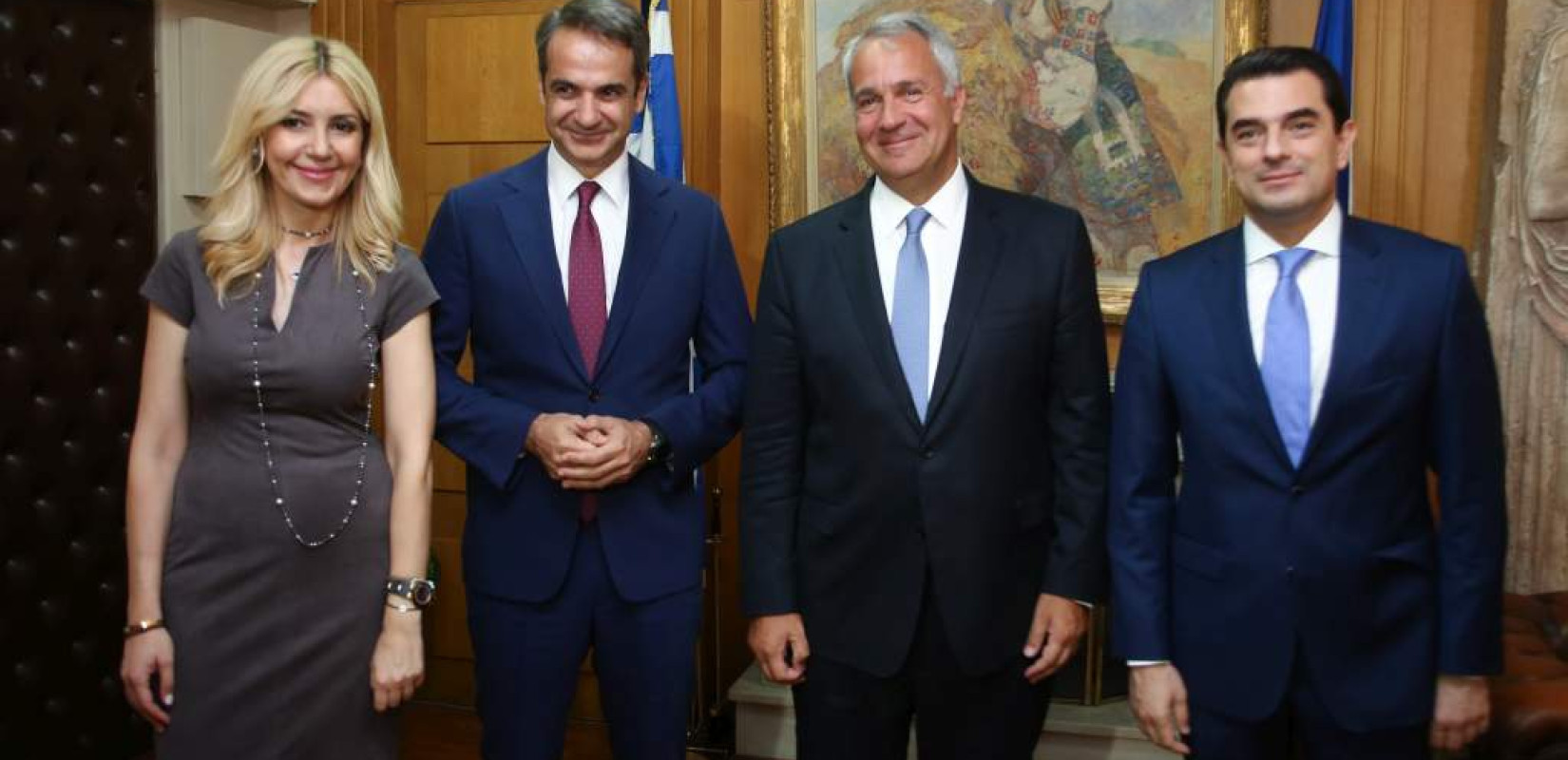 Στο υπουργείο Αγροτικής Ανάπτυξης ο Κ. Μητσοτάκης