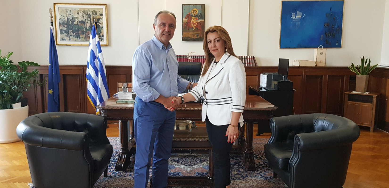 Ξεκίνησε η συνεργασία Καράογλου - Αντωνίου