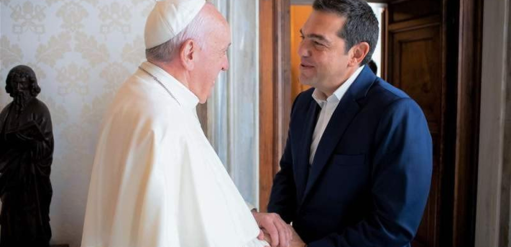 Η γραπτή αφιέρωση του Πάπα Φραγκίσκου στον Αλέξη Τσίπρα