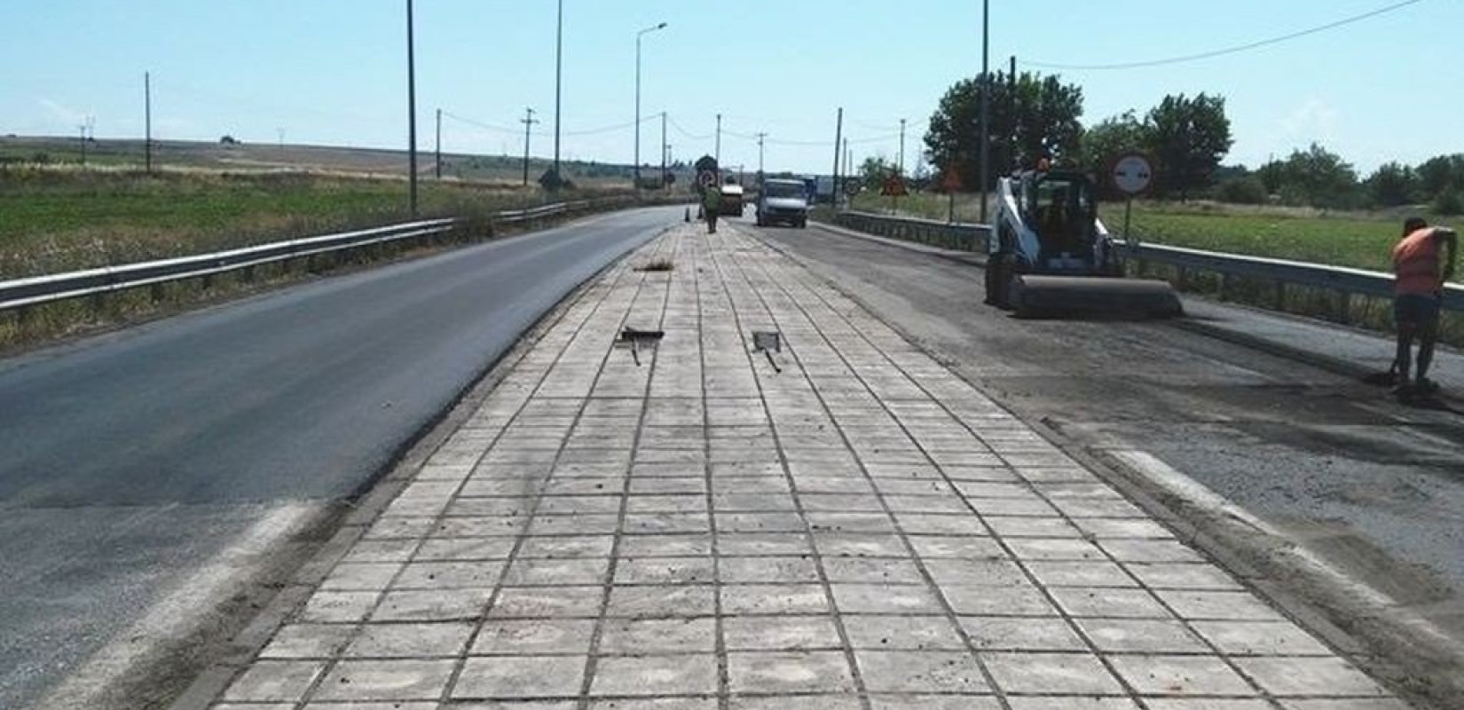 Εργασίες συντήρησης στην ΕΟ Θεσσαλονίκης-Πολυγύρου