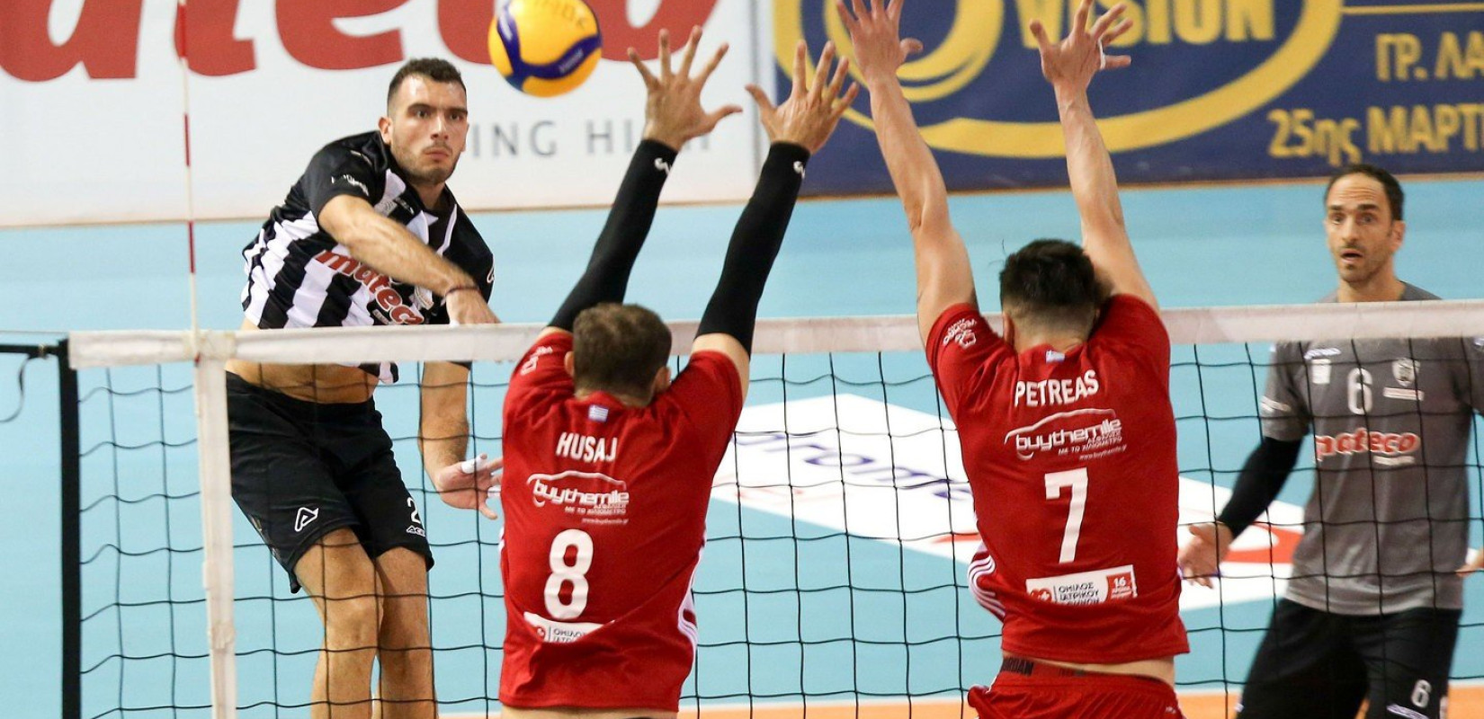 Βόλεϊ: ΠΑΟΚ - Ολυμπιακός στα ημιτελικά του Λιγκ Καπ