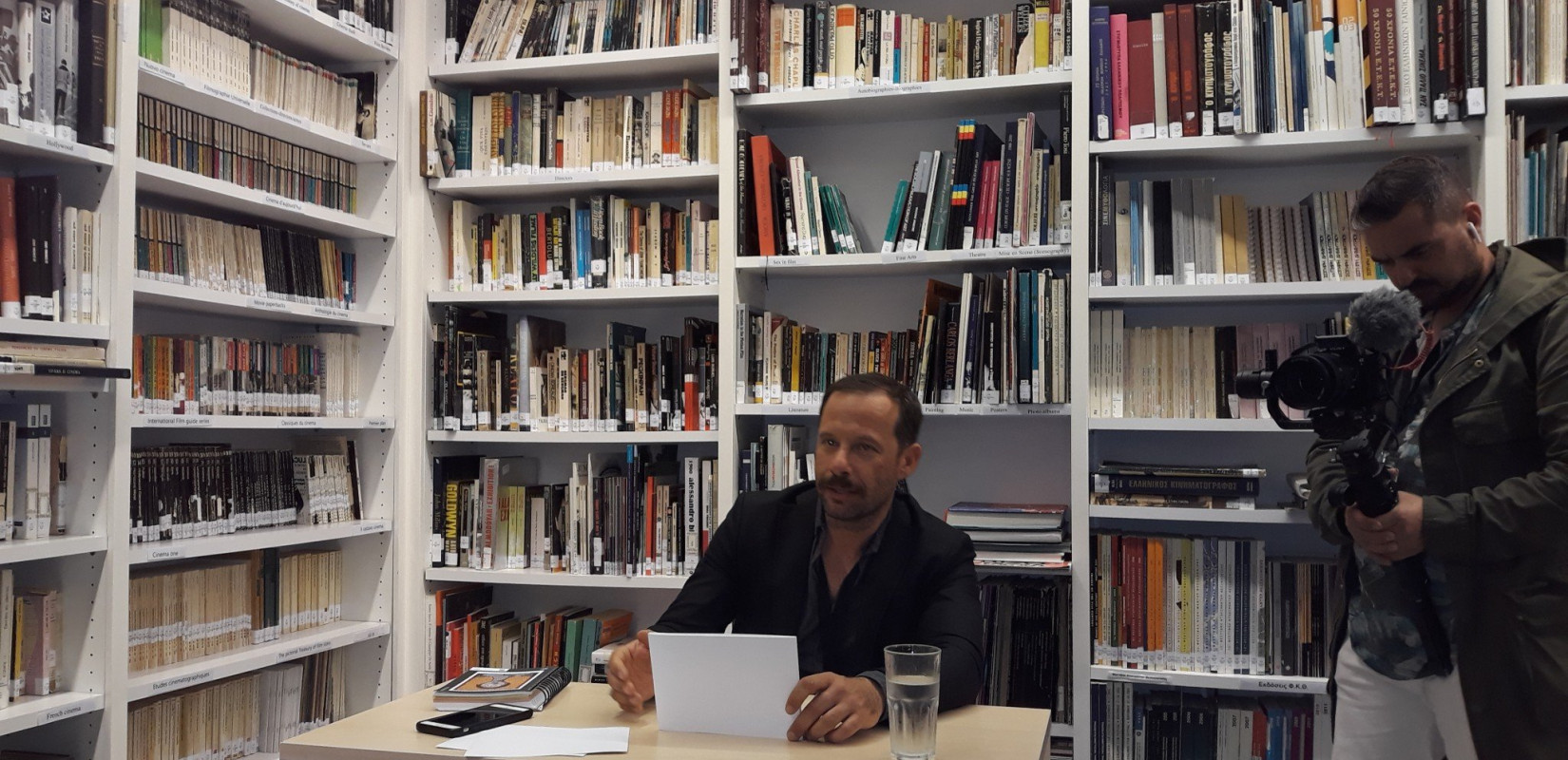 Σε τεστ κινηματογραφικών γνώσεων υπέβαλε τους δημοσιογράφους ο Γιώργος Πυρπασόπουλος