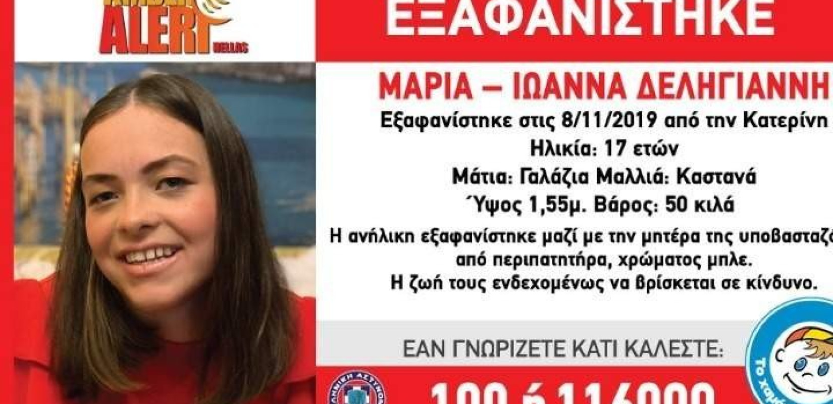 Σε εξέλιξη οι έρευνες για την εξαφάνιση ανήλικης και της μητέρας της στην Κατερίνη