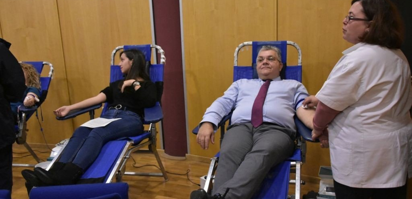 ΑΠΘ: Πρώτος αιμοδότης ο Νίκος Παπαϊωάννου 