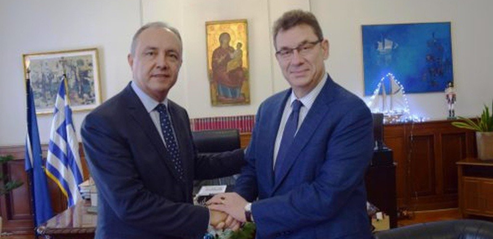 Θεσσαλονίκη: Συνάντηση Καράογλου με τον CEO της Pfizer