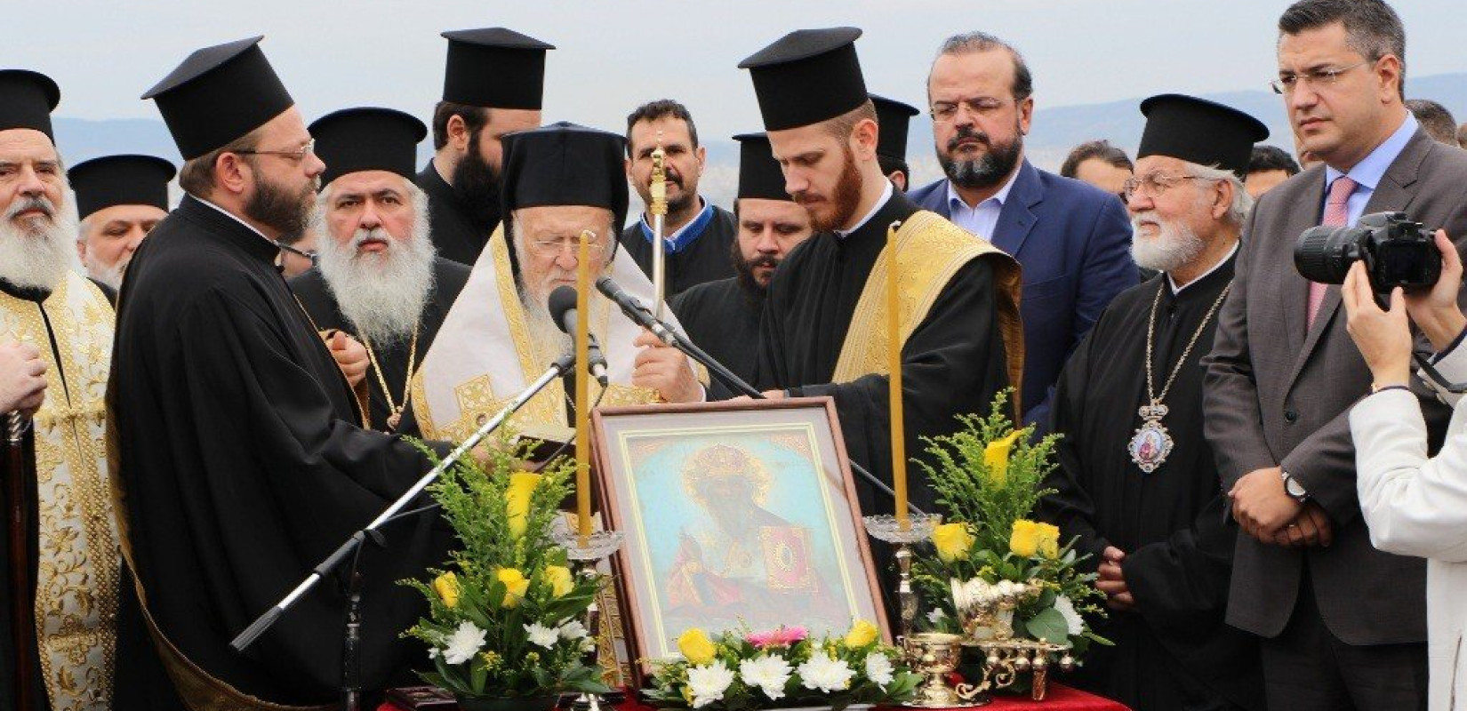 Στη λιμνοθάλασσα Καλοχωρίου ο οικουμενικός πατριάρχης