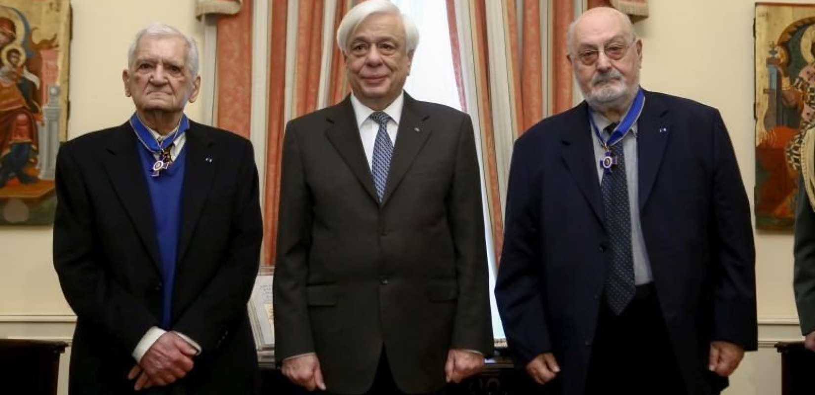 Τ. Πατρίκιος και Κ. Γεωργουσόπουλος παρασημοφορήθηκαν από τον ΠτΔ Τ. Πατρίκιος και Κ. Γεωργουσόπουλος παρασημοφορήθηκαν από τον ΠτΔ