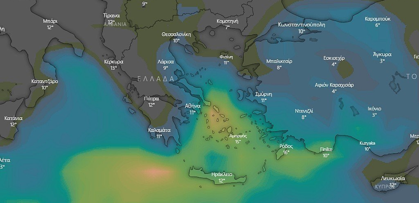 Με βροχές η νέα εβδομάδα, ισχυρότερες στην κεντρική και νότια Ελλάδα