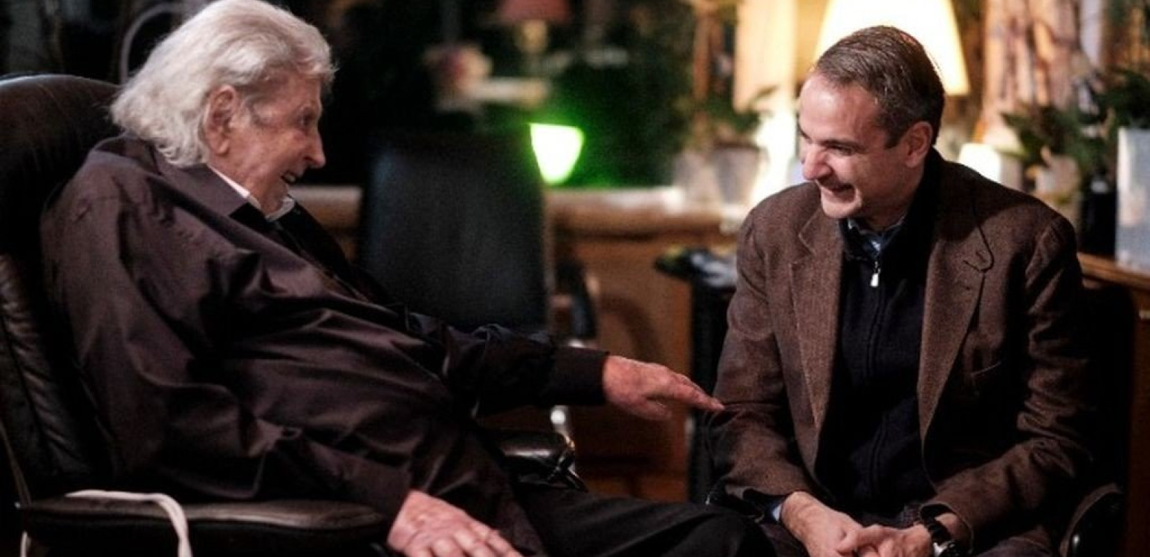 Τα είπαν Κ. Μητσοτάκης-Μ. Θεοδωράκης (φωτ)