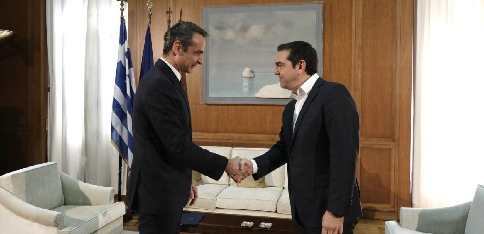 Προβληματισμένος δήλωσε ο Αλ. Τσίπρας μετά τη συνάντηση με τον πρωθυπουργό