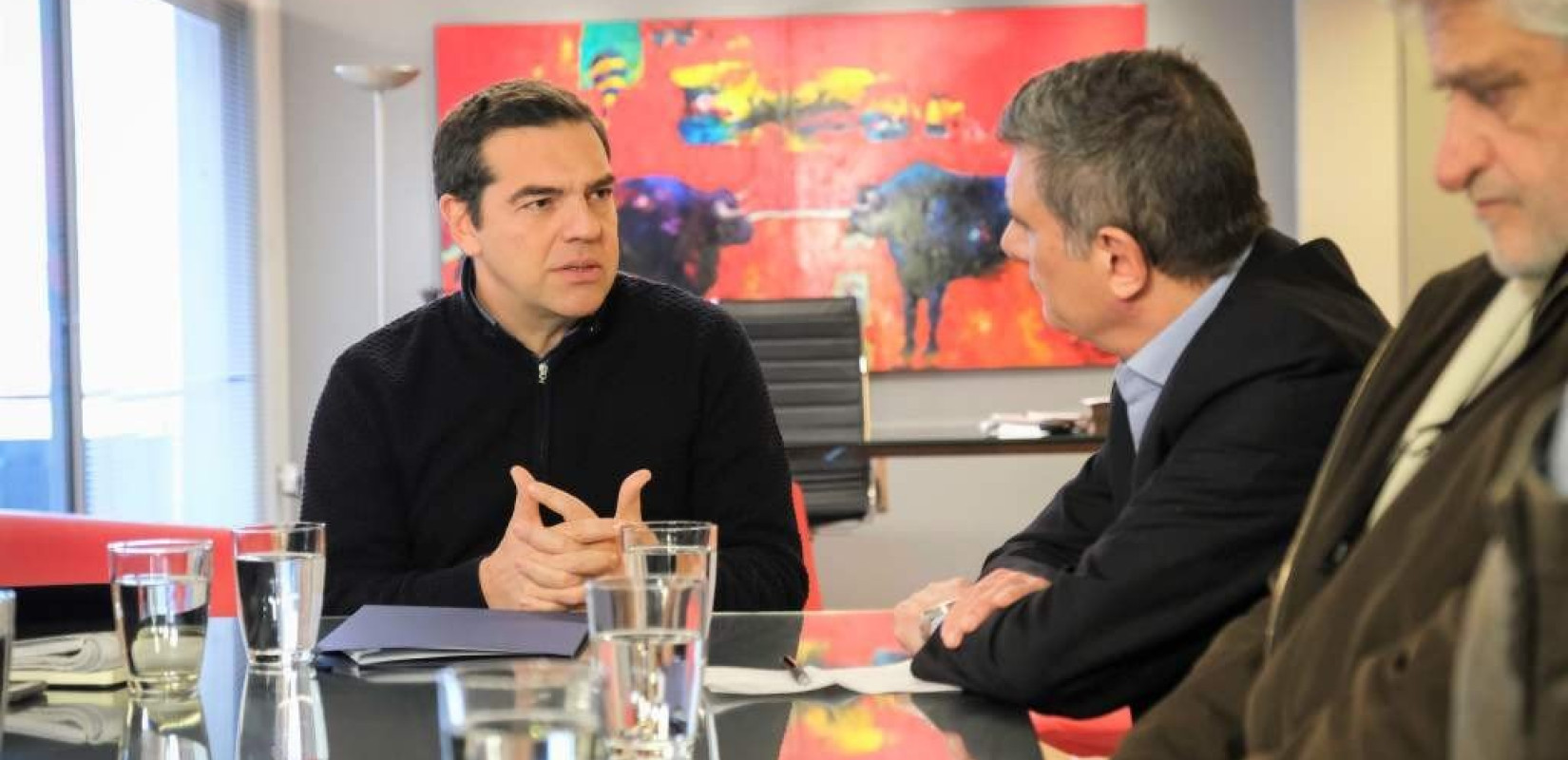 Αλ.Τσίπρας στη συνάντηση με ΟΤΟΕ: Να ανακληθούν οι απολύσεις των υπαλλήλων της Πειραιώς