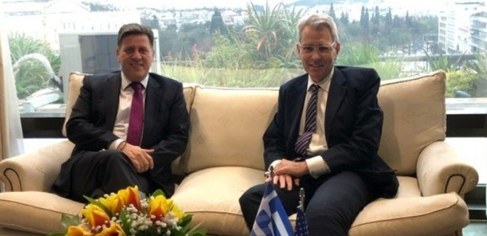 Η διάσκεψη ΥΠΕΞ στη Θεσσαλονίκη συζητήθηκε στη συνάντηση Βαρβιτσιώτη - Πάιατ