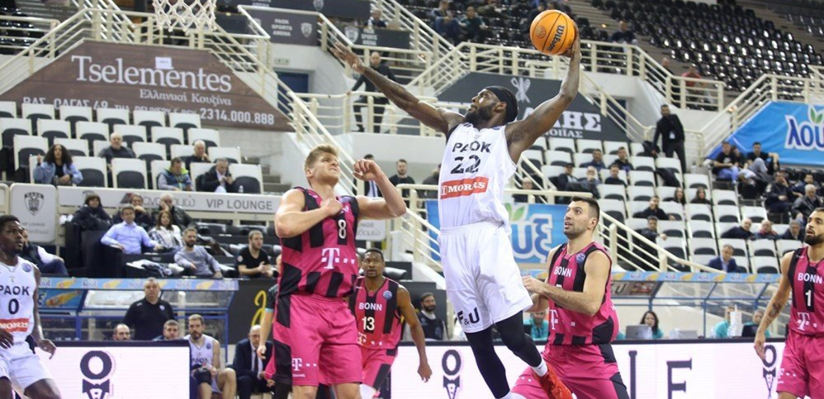 Μπάσκετ: Ευρωπαϊκό αντίο με κατοστάρα για τον ΠΑΟΚ