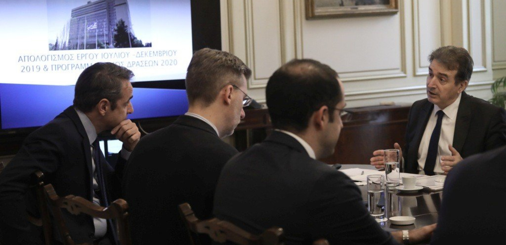 Στο υπουργείο Προστασίας του Πολίτη ο Κ. Μητσοτάκης