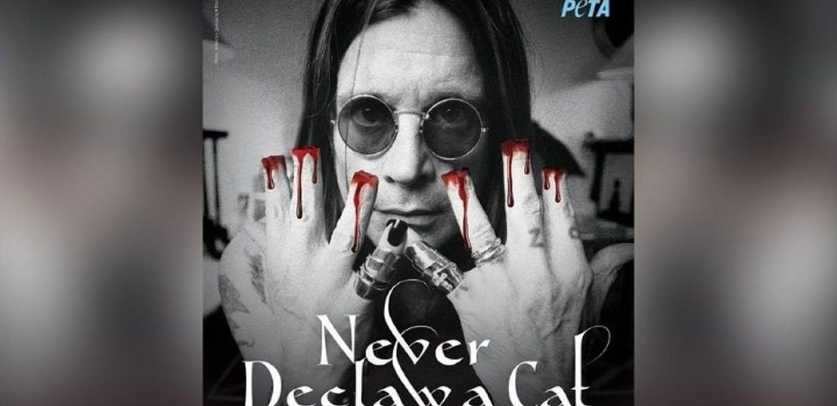 Ο Όζι Όσμπορν με την PETA