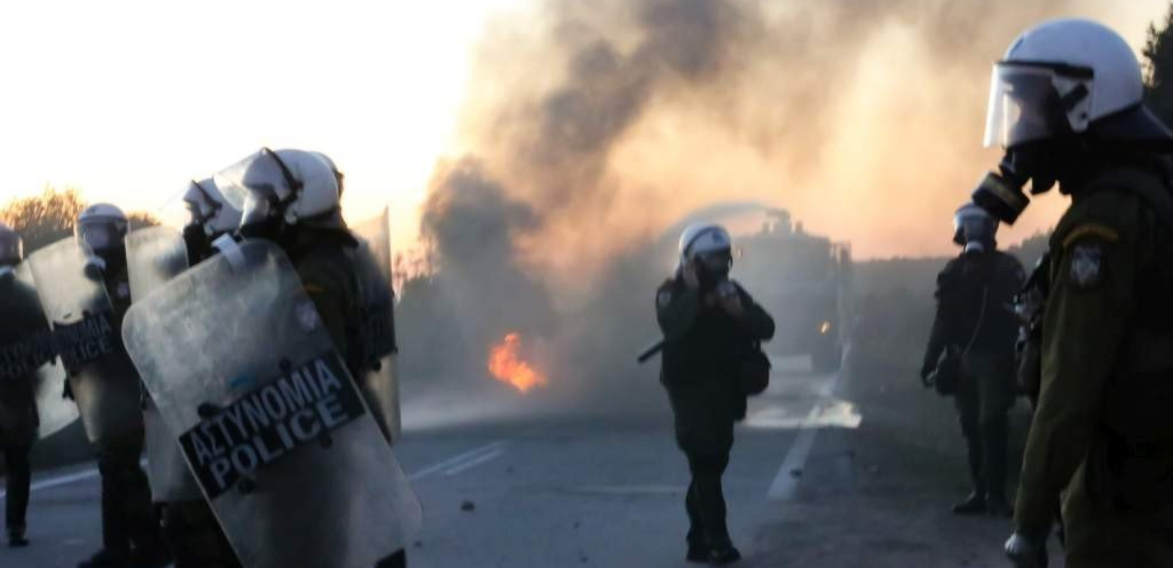 Μυτιλήνη: Νέα επεισόδια έξω από την επιταγμένη έκταση