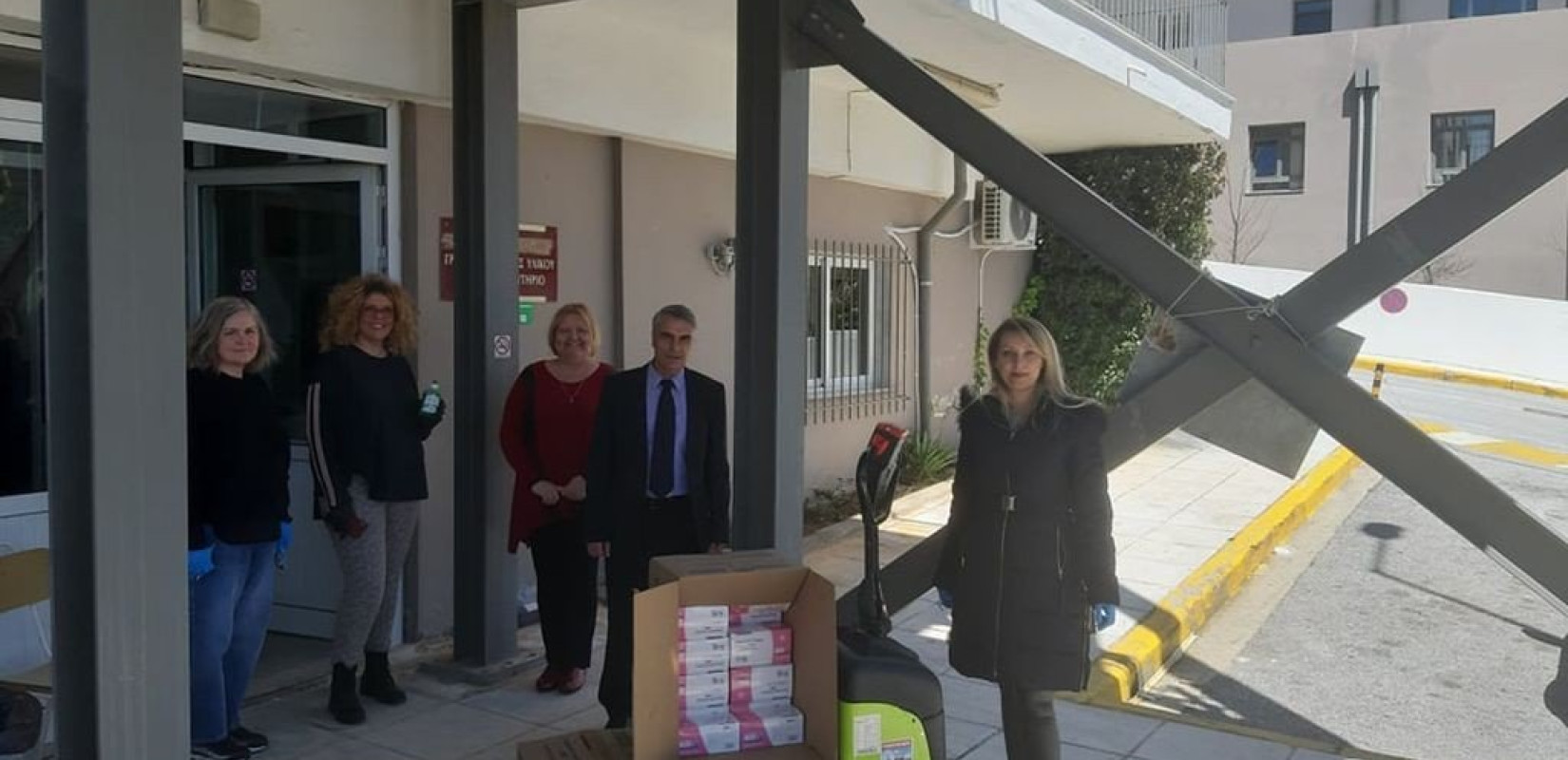 Πέντε χιλιάδες μάσκες στο γενικό νοσοκομείο Χαλκιδικής από την ΠΕ Χαλκιδικής