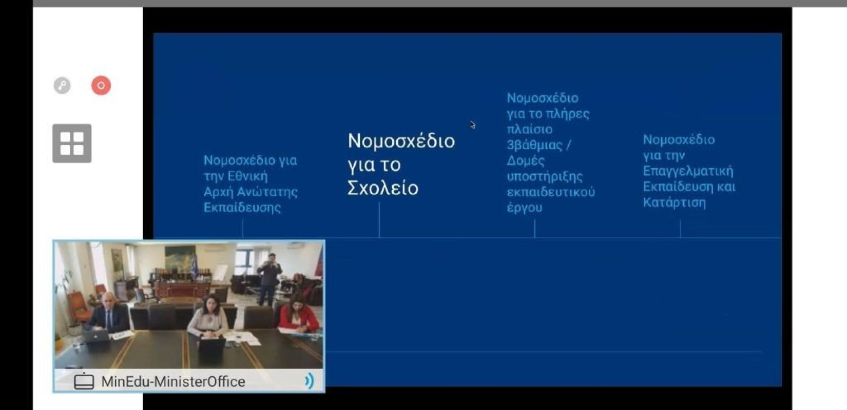 Παρουσίαση του νέου Νομοσχεδίου για την Παιδεία