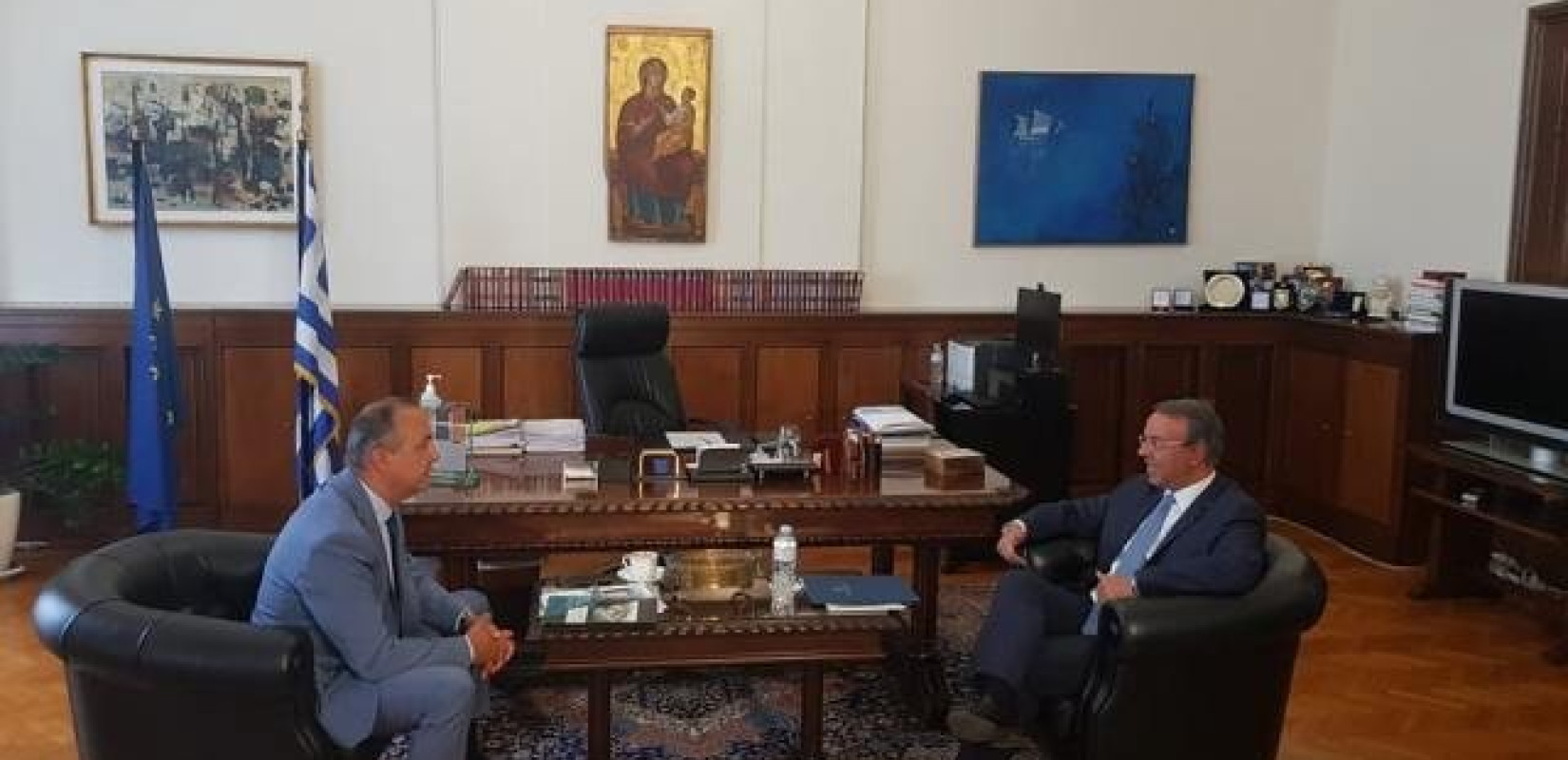 Ήρθε για να «ακούσει» την πόλη πριν τη ΔΕΘ