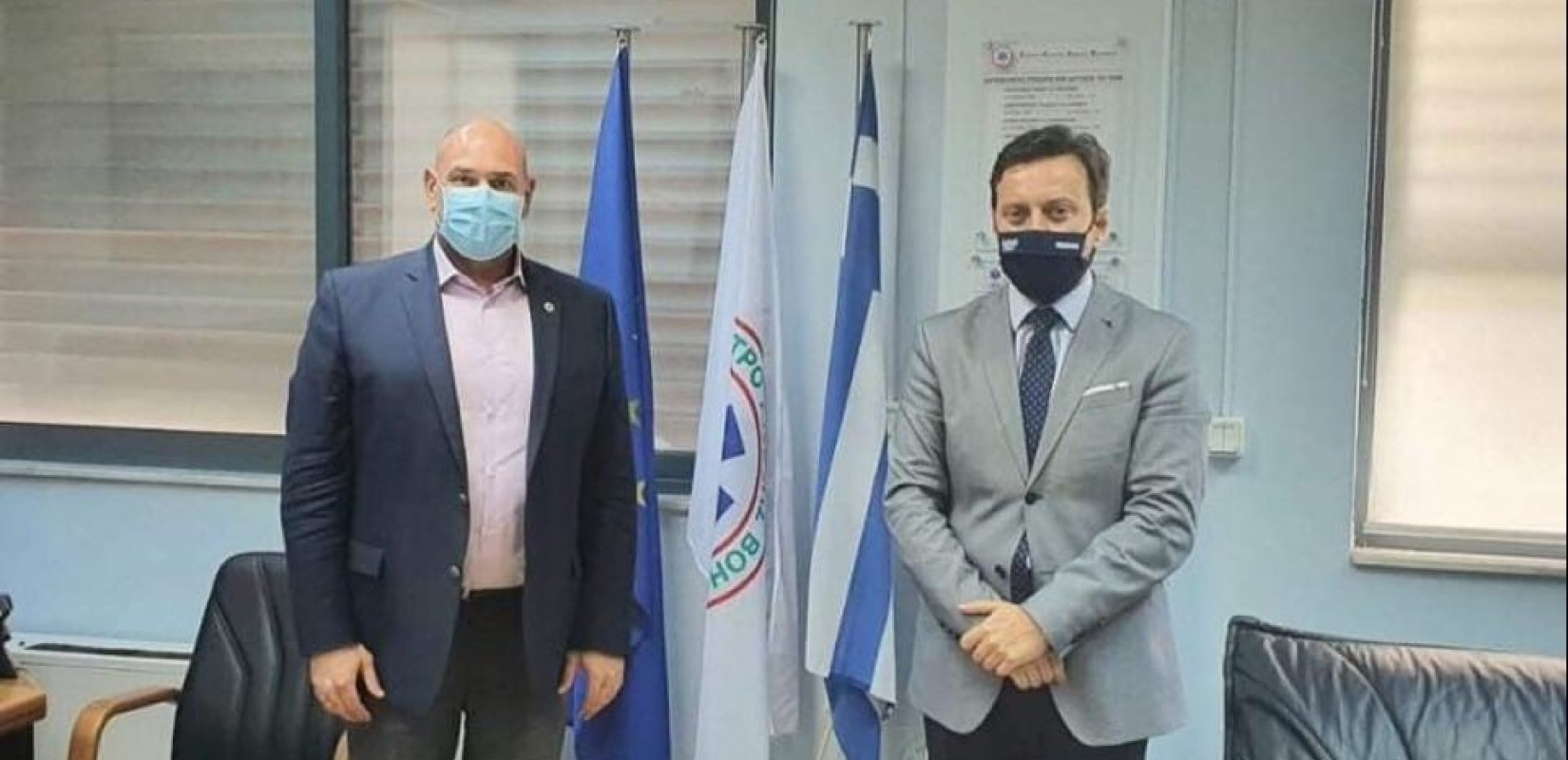 Στον πρόεδρο του ΕΚΑΒ ο Βουλευτής Απ. Πάνας: "Επιβεβλημένη η ενίσχυση του ΕΚΑΒ στη Χαλκιδική"