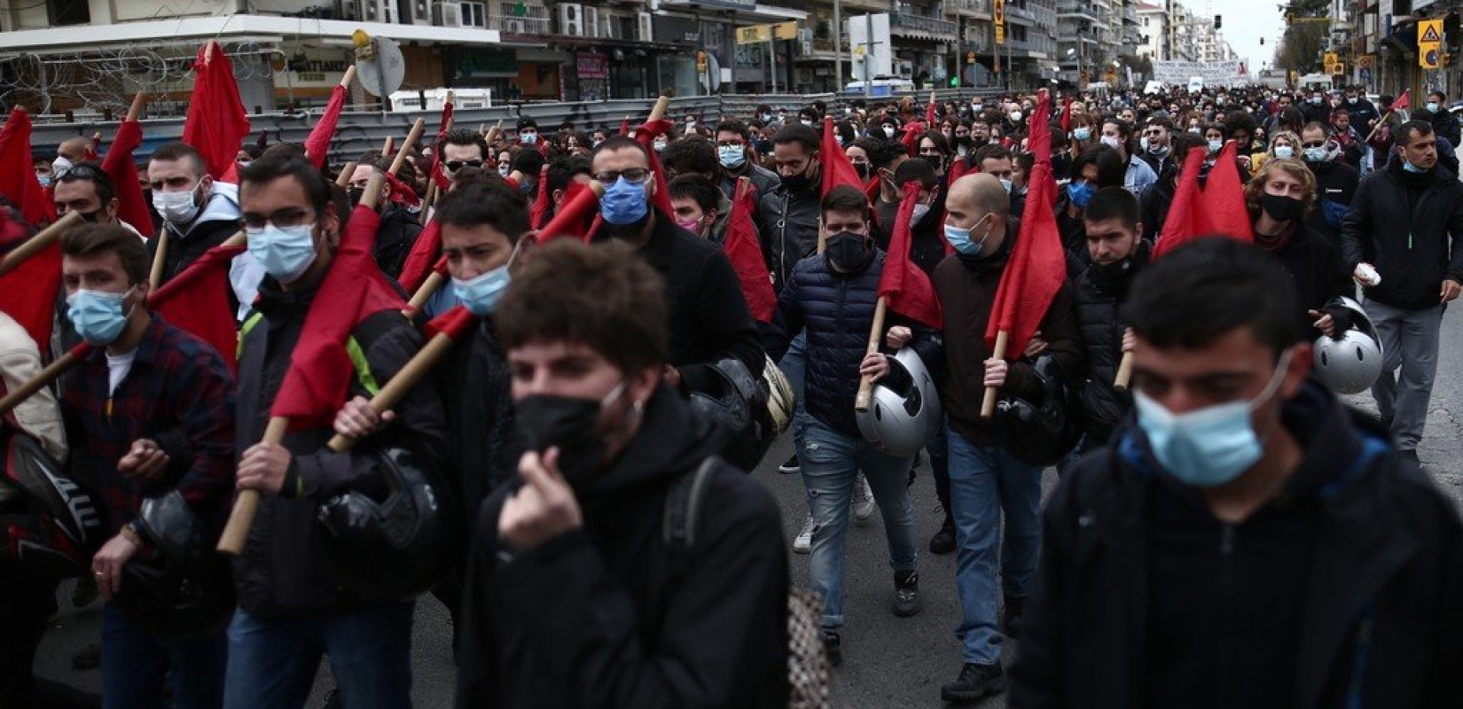 Διαμαρτυρία φοιτητών για το νομοσχέδιο Κεραμέως - Χρυσοχοΐδη
