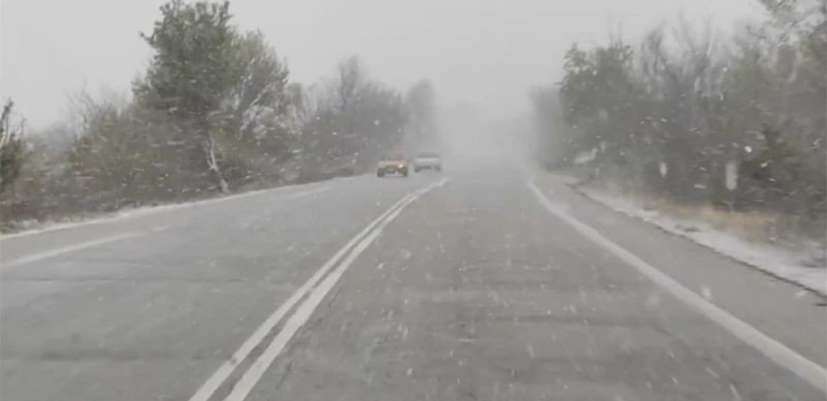 Τα πρώτα χιόνια στην ορεινή Θεσσαλονίκη, στο Κιλκίς και στην Ε.Ο Θεσσαλονίκης - Σερρών - Δείτε βίντεο