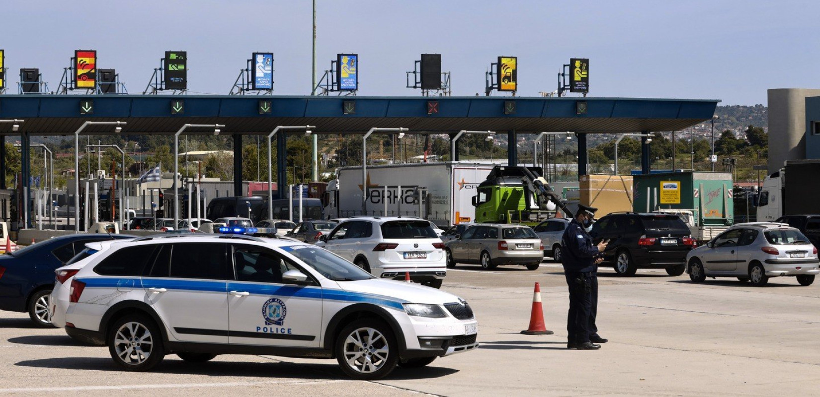 Πλήρης αποκατάσταση της κυκλοφορίας στην Εθνική Οδό - Χωρίς διόδια στις Αφίδνες 