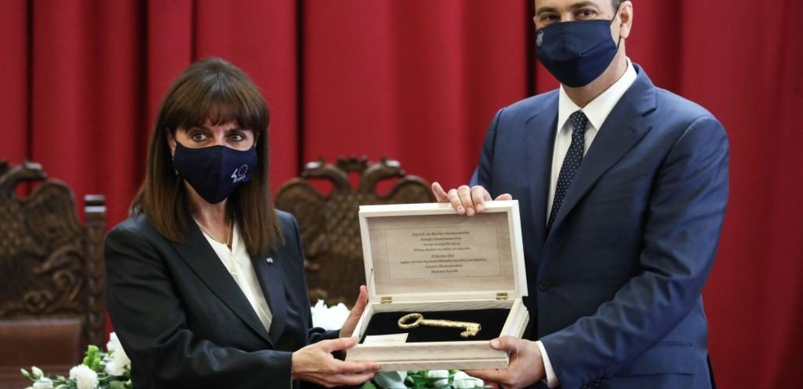 Επίτιμη δημότης Αγρινίου η Σακελλαροπούλου 